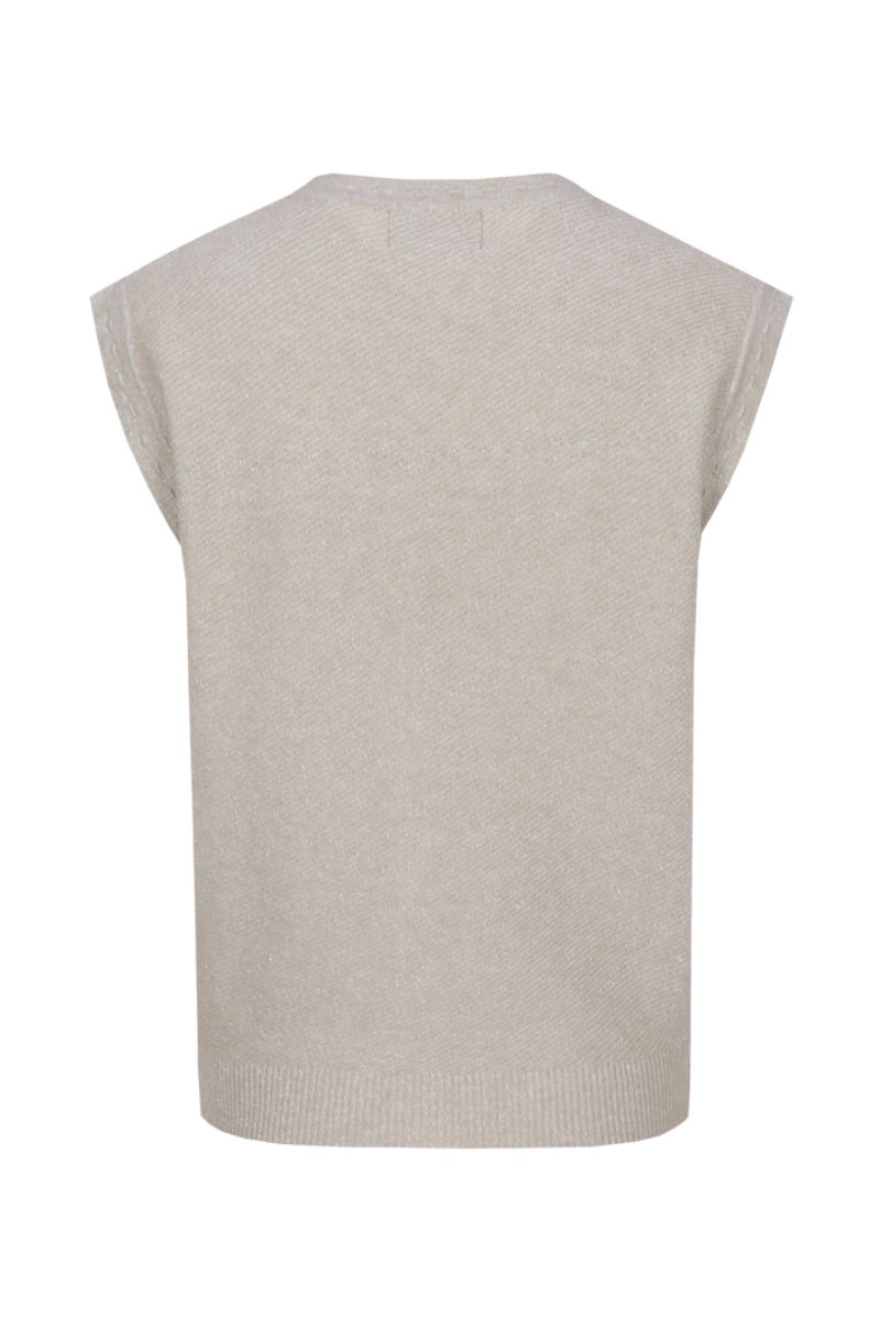 C&S Kerstin Gilet Sand – Tijdloos | Feliz